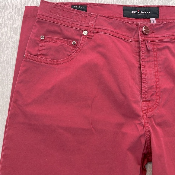 KITON COTTON JEANS SZ 36 - Picture 3 of 9